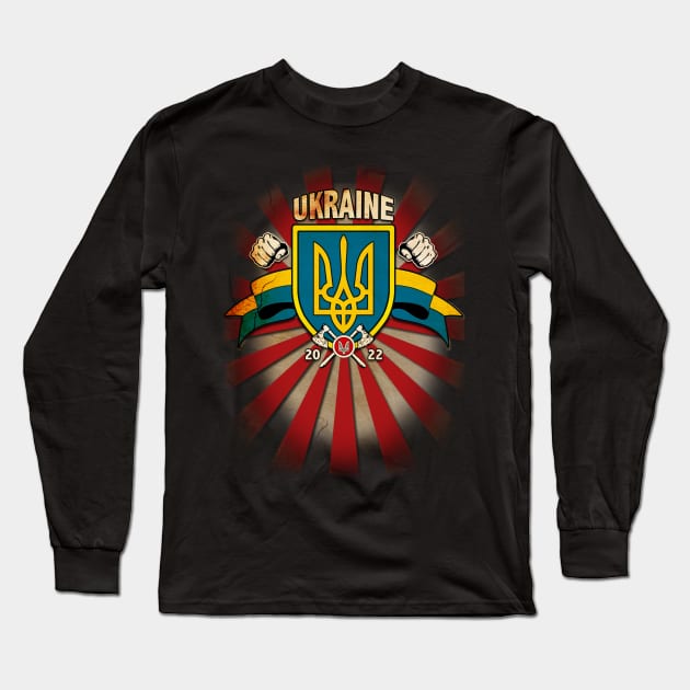 War in Ukraine Long Sleeve T-Shirt by LosFutbolko